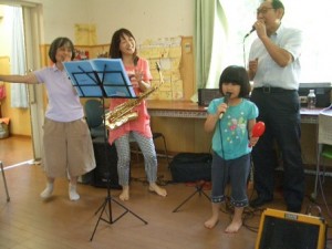 7月22日風の子クラブライブ　女の子も