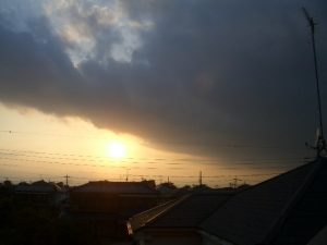 6月8日夕陽