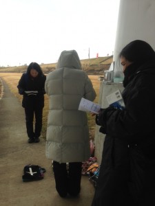 昨年の最後の礼拝は野外礼拝で〆となりました・・ここは、岐阜・長良川河川。多くの殉教者　がありました。　 　 岐阜教会　