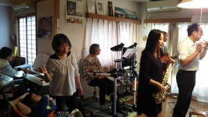 12月13日賛美練習の様子
